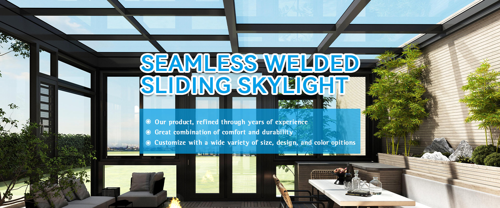 Sorunsuz Qaynaqlı Sürüşən Skylight İstehsalçısı